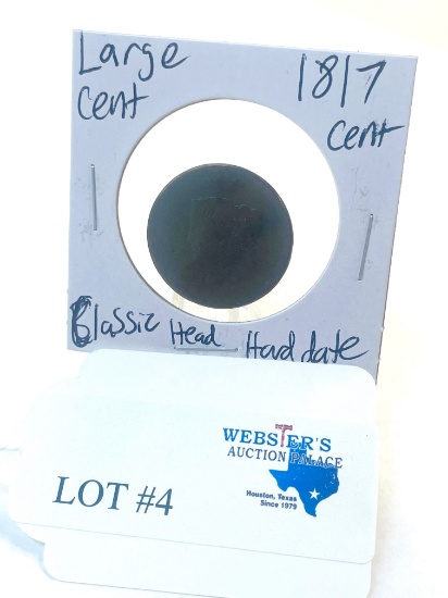 1817 LARGE CENT CLASSIC HEAD