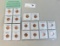 LOT OF BU OLD LINCOLN CENTS, BU WHEAT CENTS, 2009 LINCOLN CENT SERIES