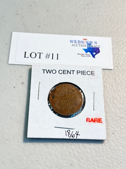 1864 TWO CENT PIECE