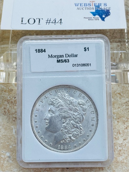 1884 MS-63 MORGAN SILVER DOLLAR