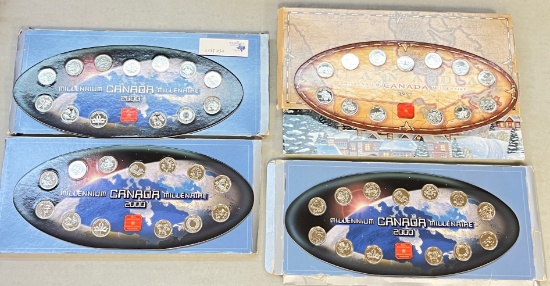4PC ROYAL CANADIAN MINT COIN SETS