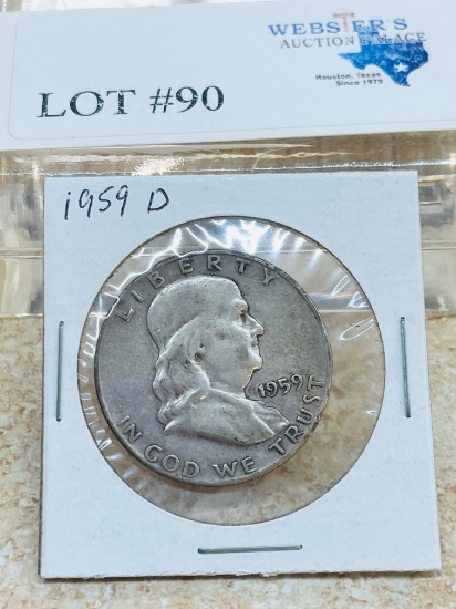 1959-D FRANKLIN HALF DOLLAR