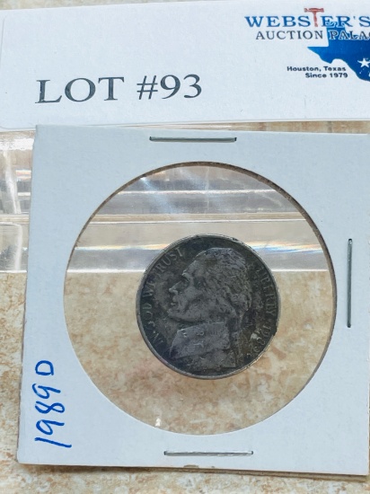1989-D JEFFERSON NICKEL