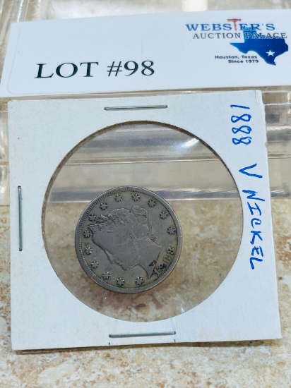 1888 V NICKEL