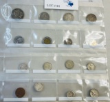 LOT OF 16PC FORIGN COINS