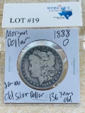 1888-O MORGAN SILVER DOLLAR