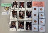 LOT OF BASKETBALL CARS, FDR 100TH ANNIVERSARY MEDALLION, 8PC US TREASURY COMMEMORATIVE MEDALLIONS