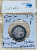1893-P COLUMBIAN HALF DOLLAR COMMEMORATIVE FIRST TYPE