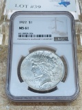 1922 NGC MS-61 PEACE SILVER DOLLAR