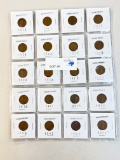 20PC WHEAT PENNIES 1925-1954