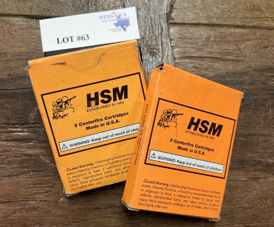 (2) BOXES OF HSM 338 LAPUA MAG