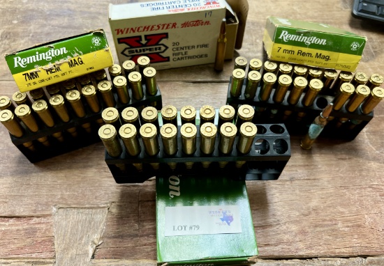 LOT OF 7MM REM  MAG
