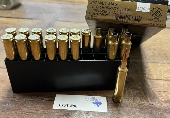 WEATHERBY AMMUNITION .257 WBY MAG