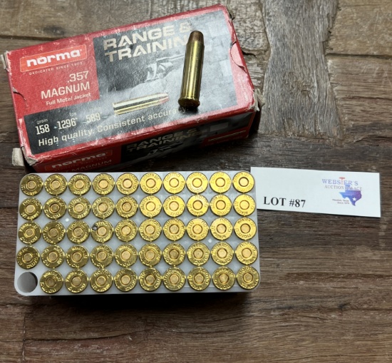 NORMA .357 MAGNUM FMJ