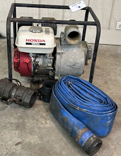 HONDA GAS POWER PUMP W/ HOSE