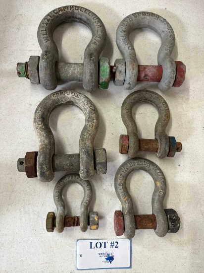 LOT OF SHACKLES