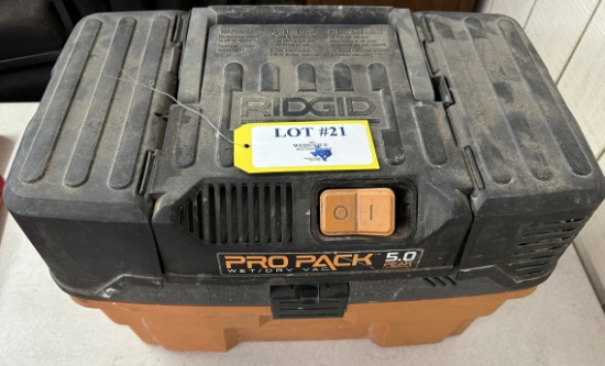 RIGID WET/DRY VAC