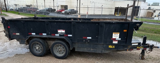 2020 BIG TEX 16' DUMP TRAILER