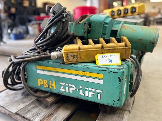 (2) P&H ZIP-LIFTS