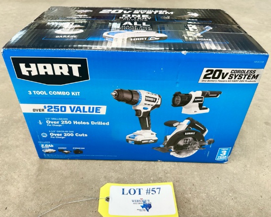 HART 3-TOOL COMBO KIT