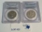 (2) PCGS GRADED KENNEDY HALF DOLLARS