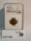 1909 NGC GRADED 1¢