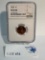 1958 NGC GRADED 1¢