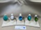(5) GERMAN SILVER RINGS