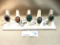 5PC GERMAN SILVER RINGS