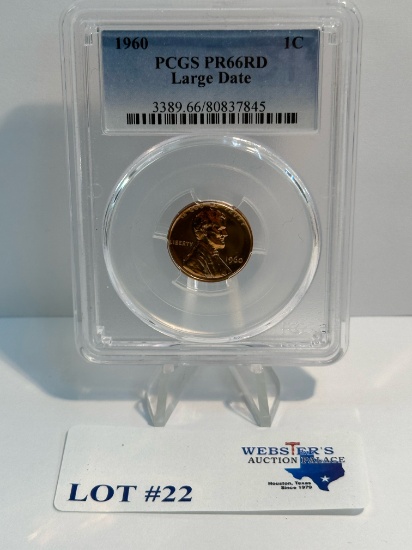 1960 1¢ LARGE DATE