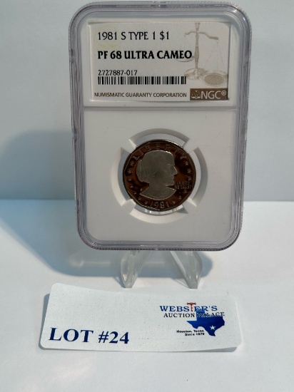 1981 S TYPE SILVER DOLLAR