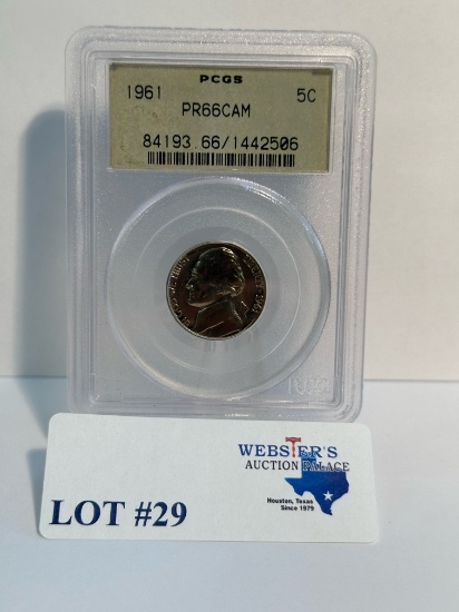 1961 PCGS GRADED NICKEL