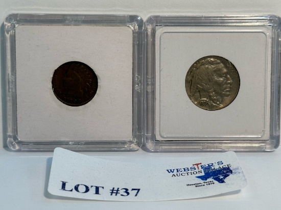 1936 BUFFALO NICKEL &
