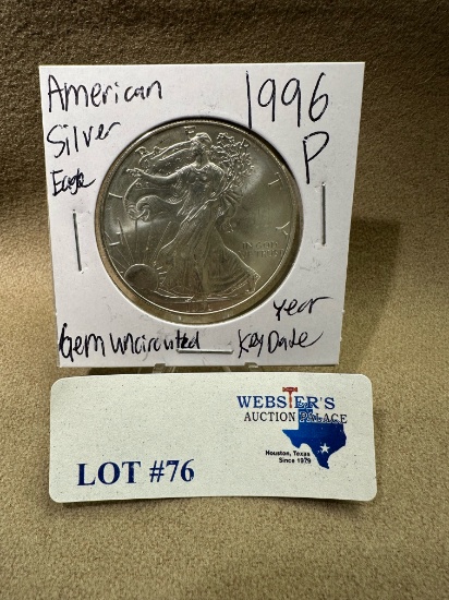 1996-P AMERICAN SILVER EAGLE