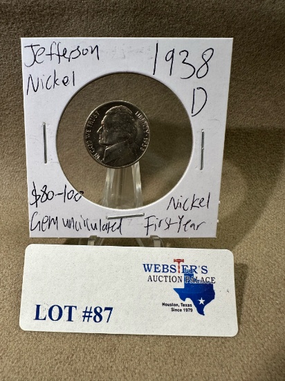 1938-D JEFFERSON NICKEL