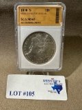 1890-S SGS MS-65 MORGAN SILVER DOLLAR