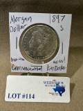 1897-S MORGAN SILVER DOLLAR KEY DATE