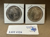 2PC 1921 MORGAN SILVER DOLLARS