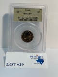 1961 PCGS GRADED NICKEL