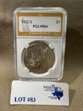 1922-S PGA MS-64 PEACE SILVER DOLLAR