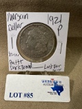 1921P MORGAN DOLLAR DARK TONED BU++