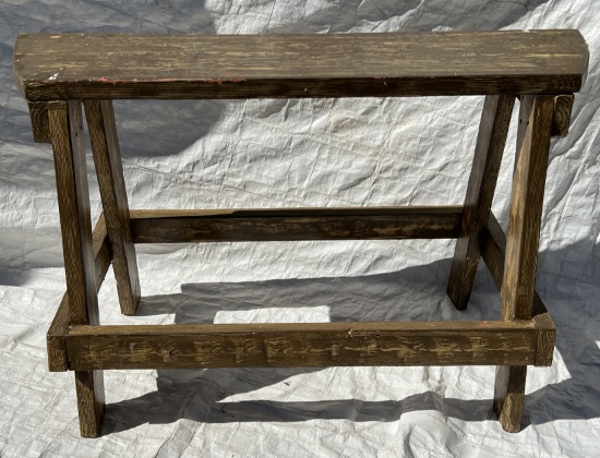 (6) SOLID WOOD BENCHES