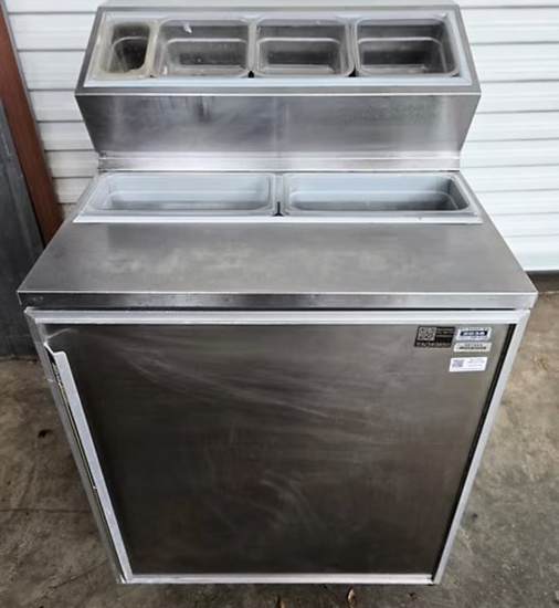 27" STAINLESS SILVER KING REFRIGERATED STATION