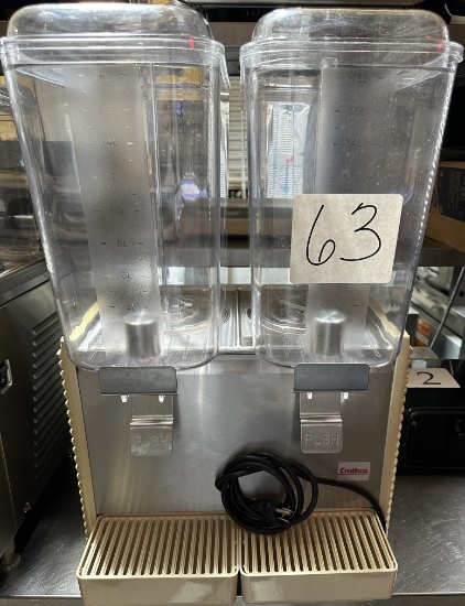 CRATHCO REFRIGERATED DOUBLE BEVERAGE DISPENSER
