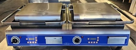 GLOBE DOUBLE SANDWICH/PANINI GRILL-ELERCTRIC