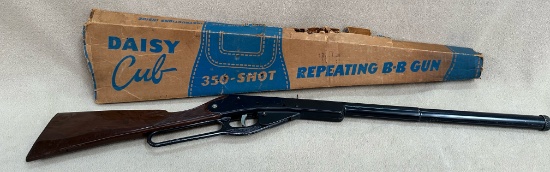 1950'S DAISY MODEL 36 CUB BB GUN NO. 102 W/ ORIGINAL BOX