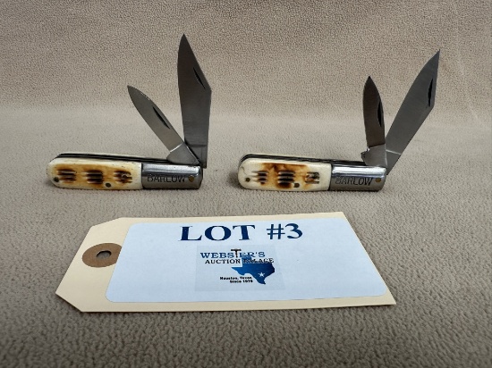 (2) BARLOW POCKET KNIVES