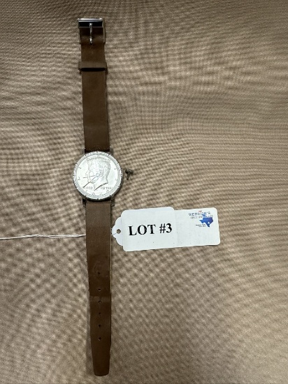 1969 KENNEDY HALF DOLLAR WATCH