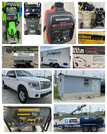 BANKRUPTCY TRUCK, TRAILERS, TOOLS, EQUIP & MORE