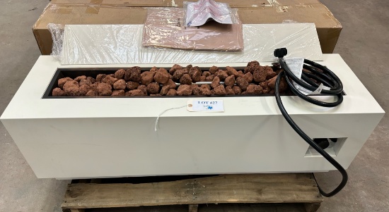 PROPANE FIT PIT W/ LAVA ROCKS & COVER